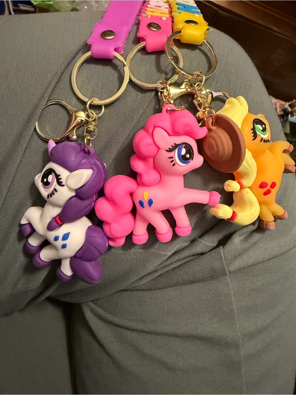 Cute Pony Keychain set of 3